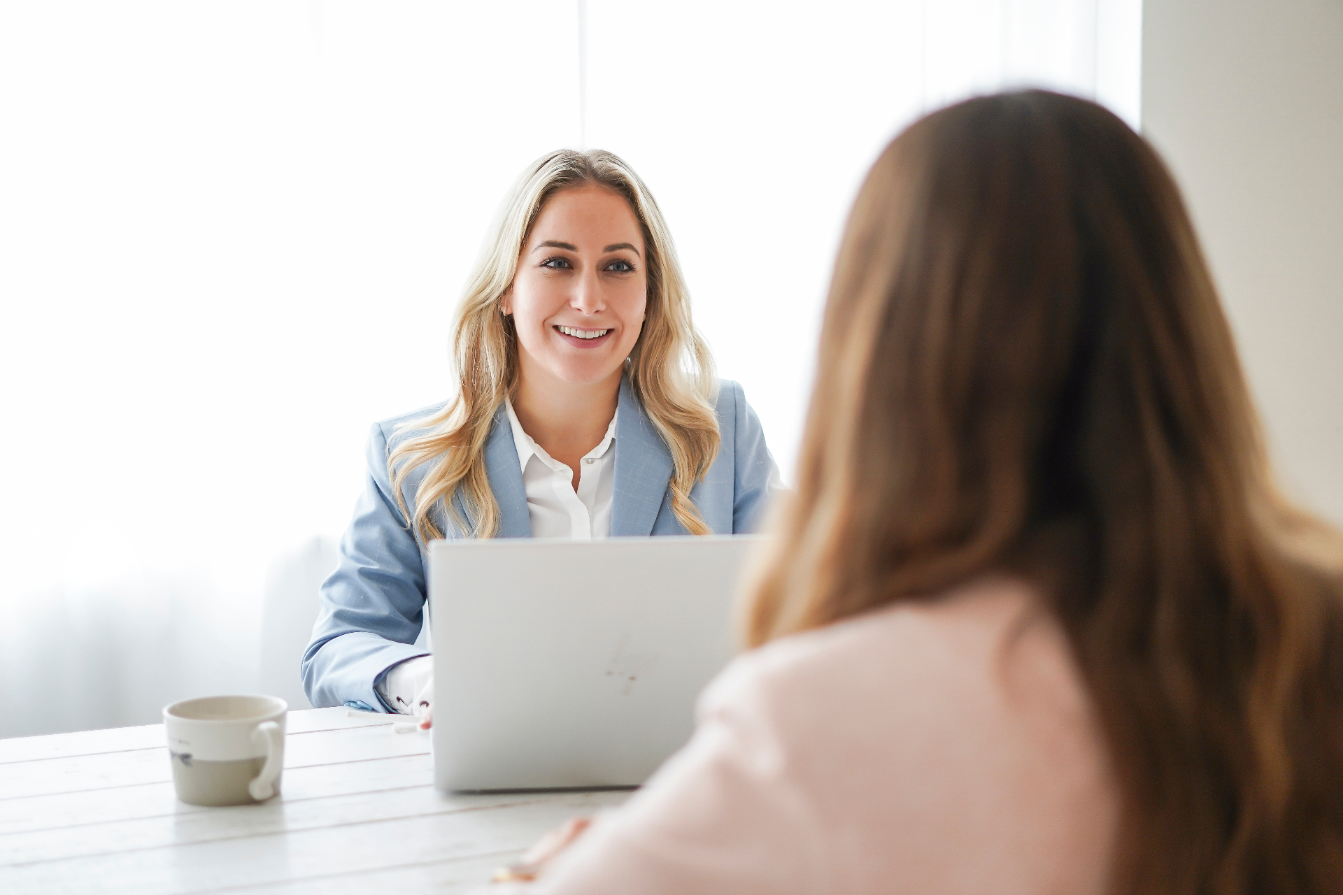 The noria hr consulting team in discussion